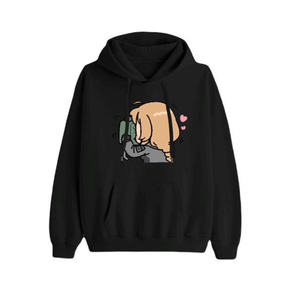 Hugging Clay the Claymore Hoodie Black