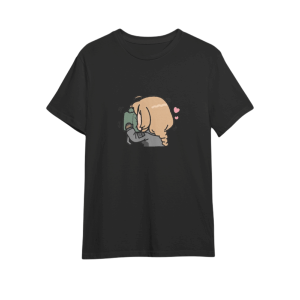 Hugging Clay the Claymore T Shirt Black