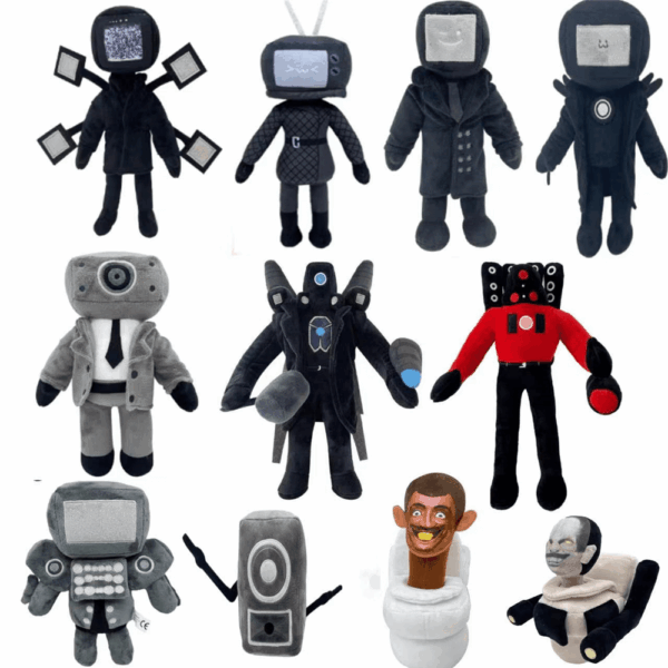 11PCS Skibidi Toilet Plush