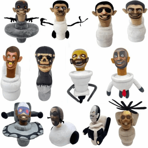 12PCS Skibidi Toilet Plush