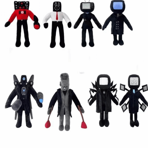 8PCS Skibidi Toilet Plush