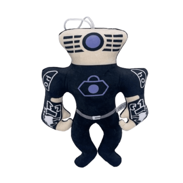 Black Skibidi Toilet Plush