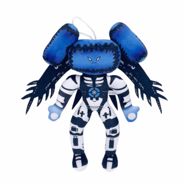 Blue Skibidi Toilet Plush
