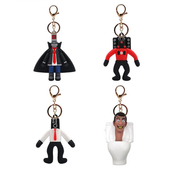 Skibidi Toilet Keychains 2