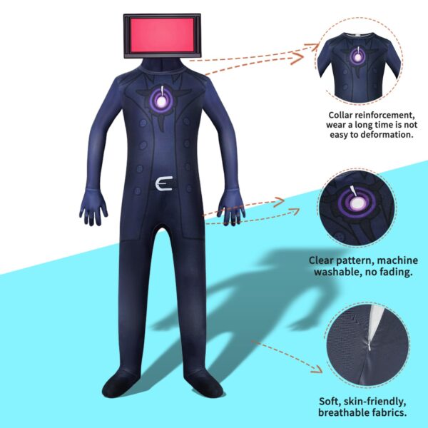 TV Man With Red Screen Costume 6