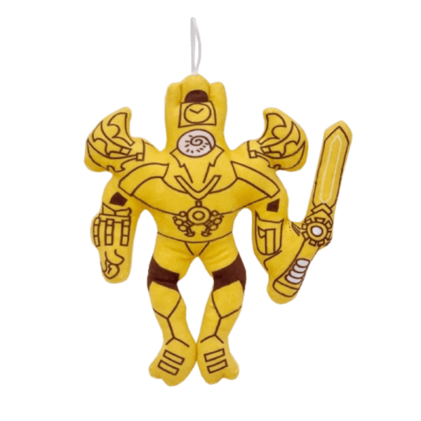 Yellow Warrior Skibidi Toilet Plush