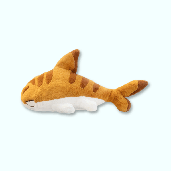 Orange Sharkitty Plush