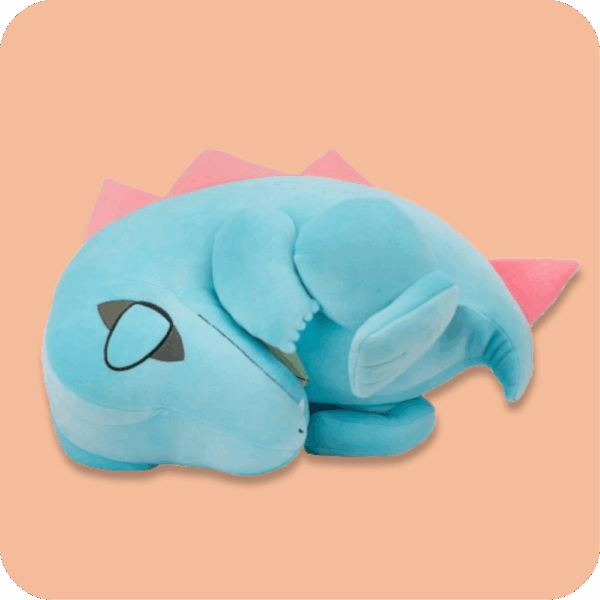 Sleeping Totodile Plush 1
