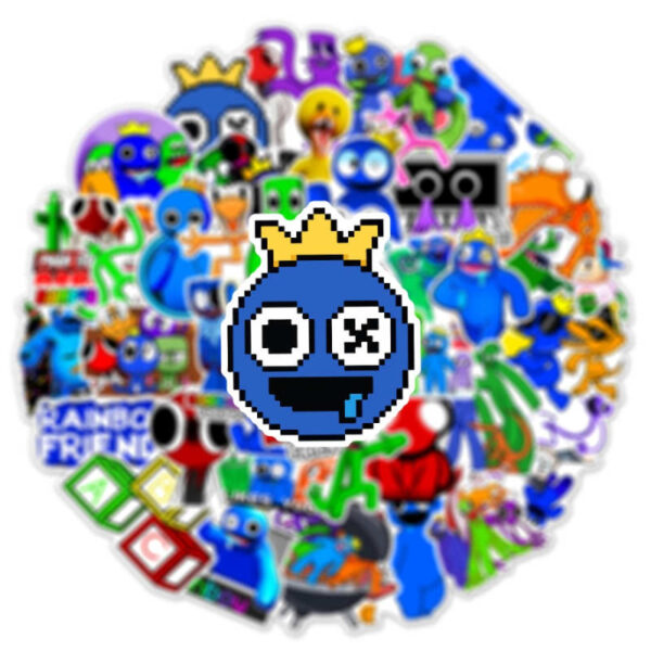 10 30 50pcs Game Rainbow Friends Roblox Stickers For Car Laptop Phone Stationery Decal Waterproof Sticker 3