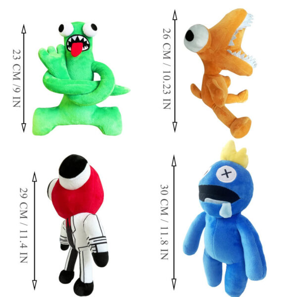 5PCS Rainbow Friends Plush Toys 5