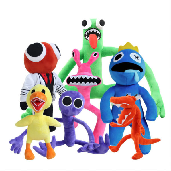 Rainbow Friends Plush Toy Monster Rainbow Friends Stuffed Plush Dolls 7PCS 3