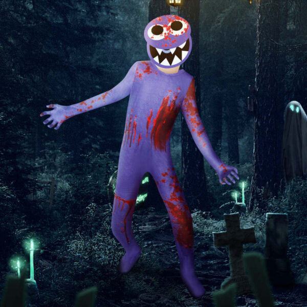 Rainbow Friends Purple Costume 1