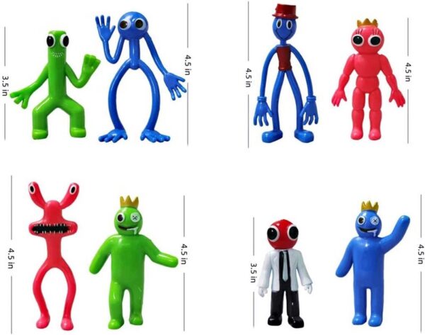 Rainbow Friends Toys Rainbow Friends Action Figures 8PCS 1