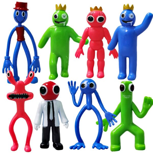 Rainbow Friends Toys Rainbow Friends Action Figures 8PCS 2