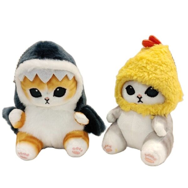 Shark Cat Plush 2PCS 2