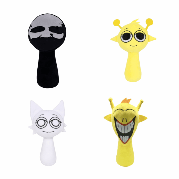 Sprunki Plush 4PCS Set B 1