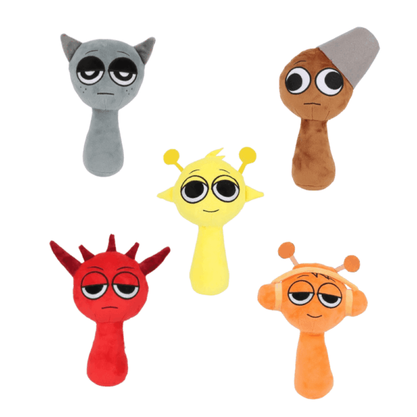 Sprunki Plush 5PCS Set A 1