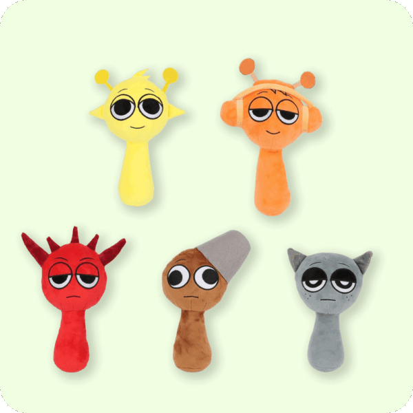 Sprunki Plush 5PCS Set A