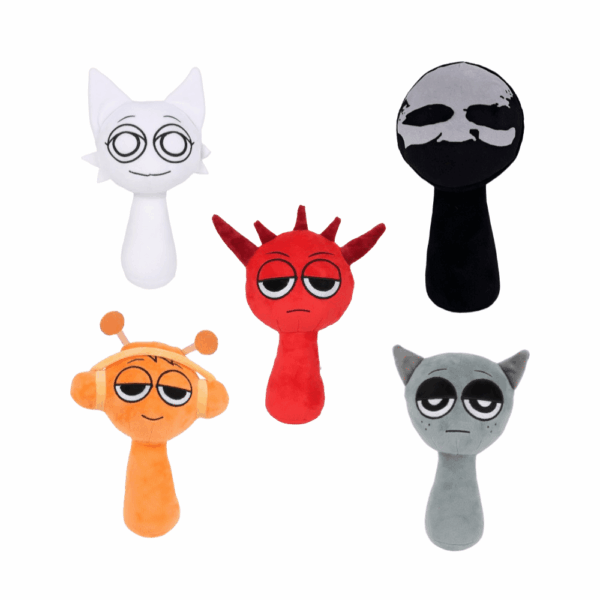 Sprunki Plush 5PCS Set B 1