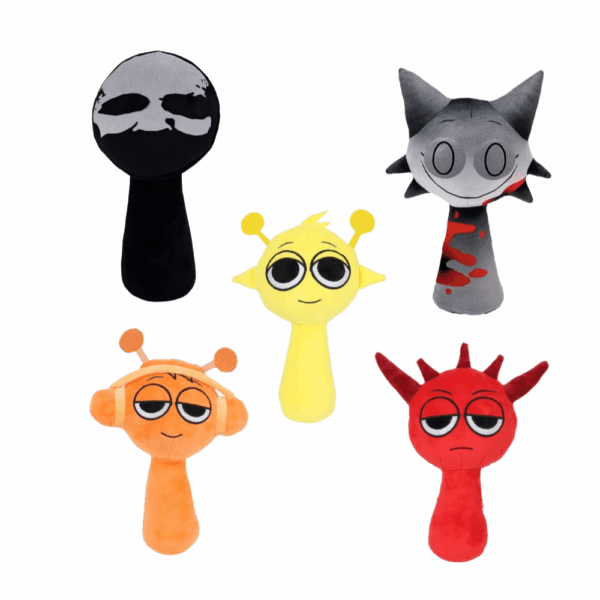 Sprunki Plush 5PCS Set D 1