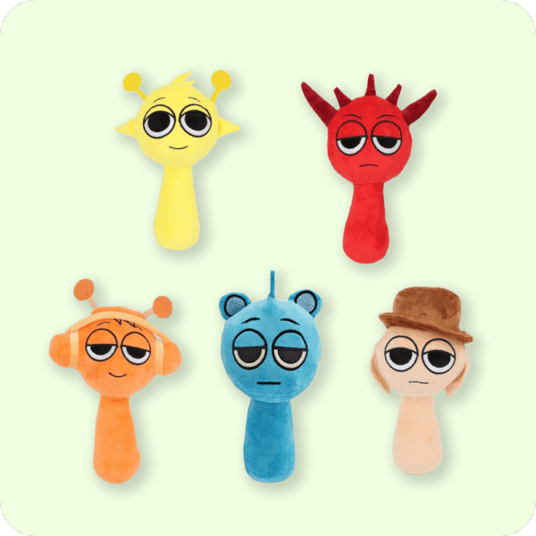 Sprunki Plush 5PCS Set D