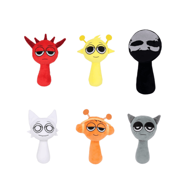 Sprunki Plush 6PCS Set A 1