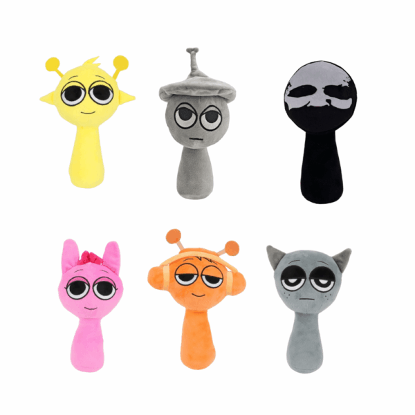 Sprunki Plush 6PCS Set B 1