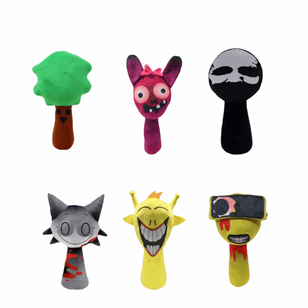 Sprunki Plush 6PCS Set C 1