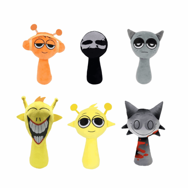 Sprunki Plush 6PCS Set D 1
