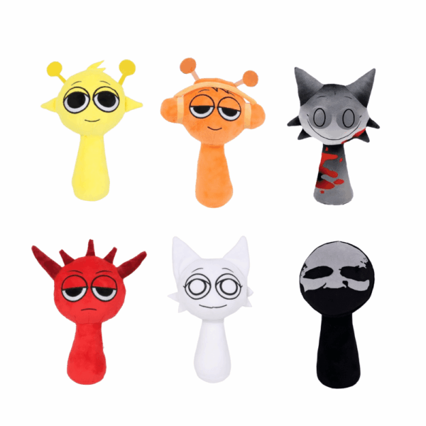 Sprunki Plush 6PCS Set E