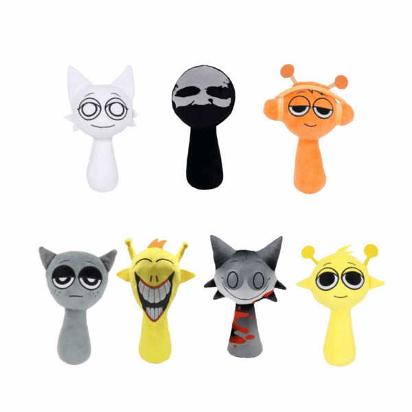 Sprunki Plush 7PCS Set A