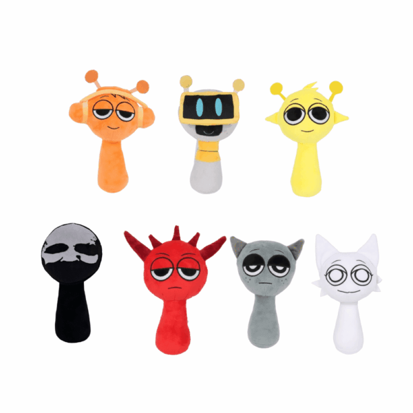 Sprunki Plush 7PCS Set B