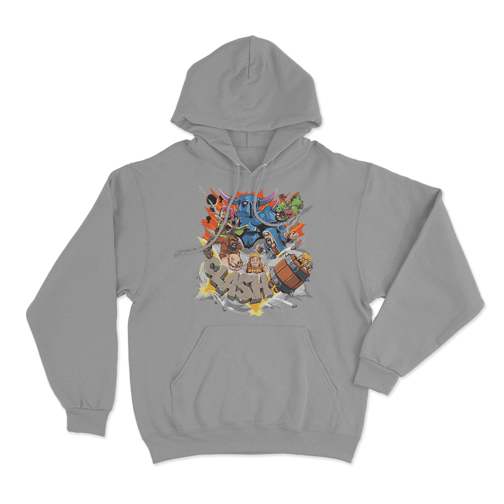 Clash Royale Hoodie Grey Clash Royale Hoodie Grey