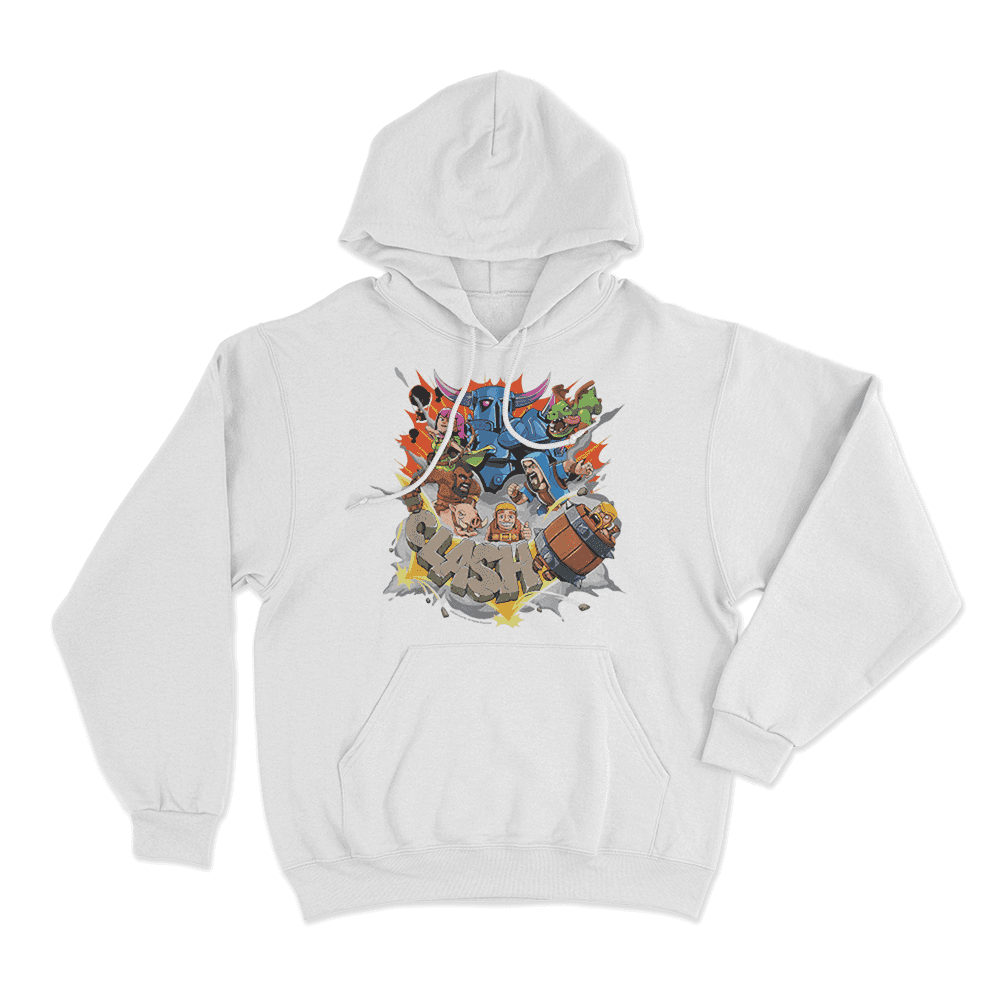 Clash Royale Hoodie White Clash Royale Hoodie White