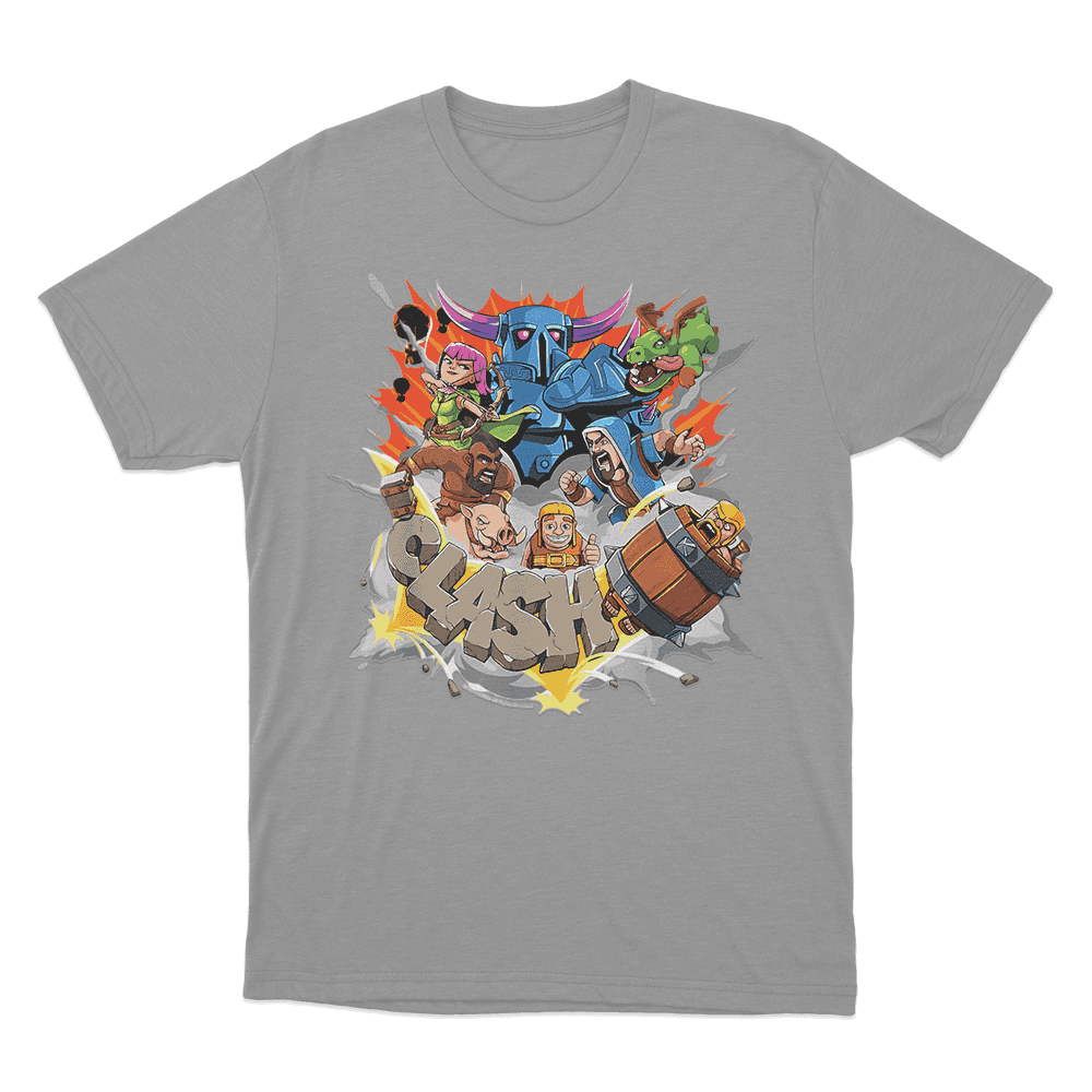 Clash Royale T Shirt Grey Clash Royale T Shirt Grey