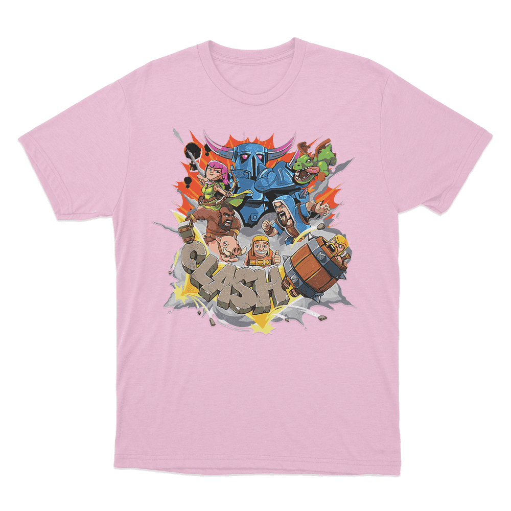 Clash Royale T Shirt Pink Clash Royale T Shirt Pink