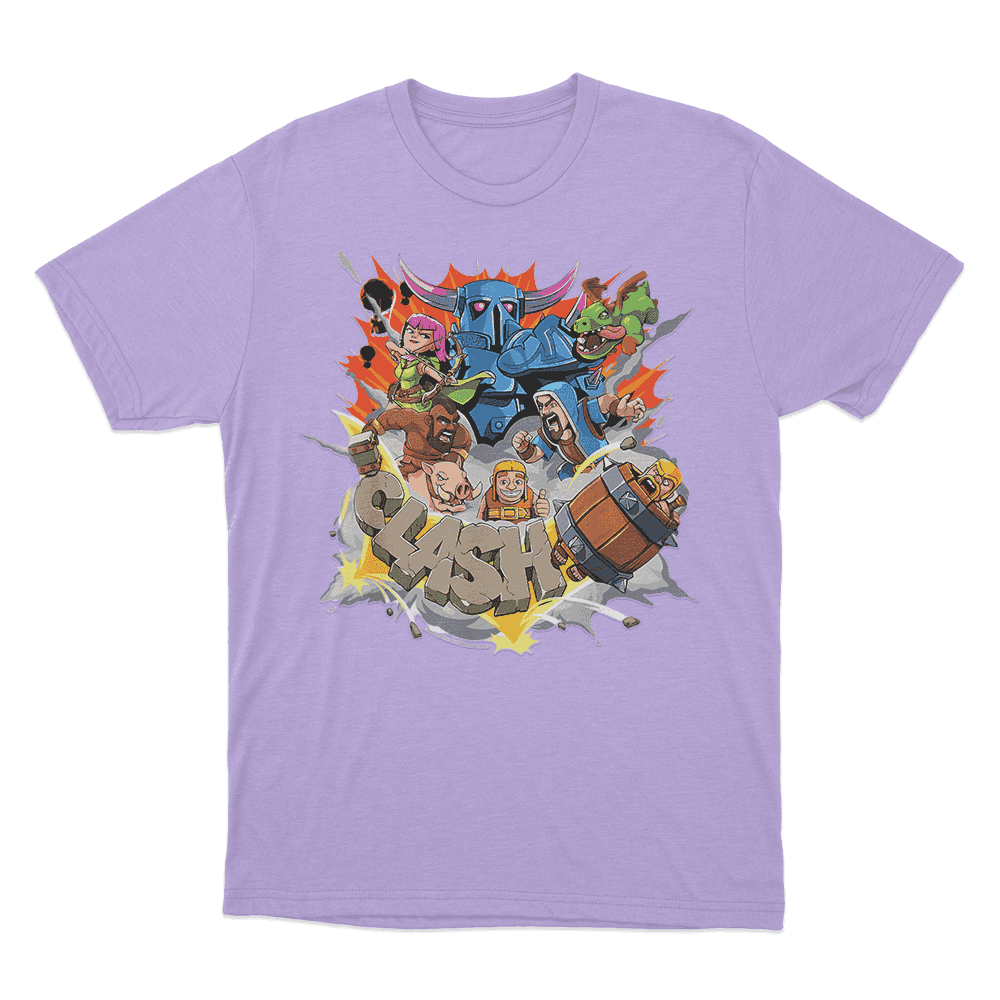 Clash Royale T Shirt Purple Clash Royale T Shirt Purple
