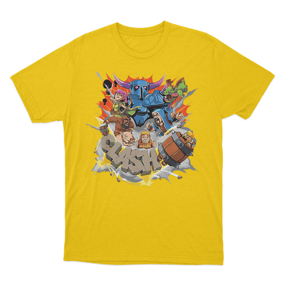 Clash Royale T Shirt Yellow Clash Royale T Shirt Yellow