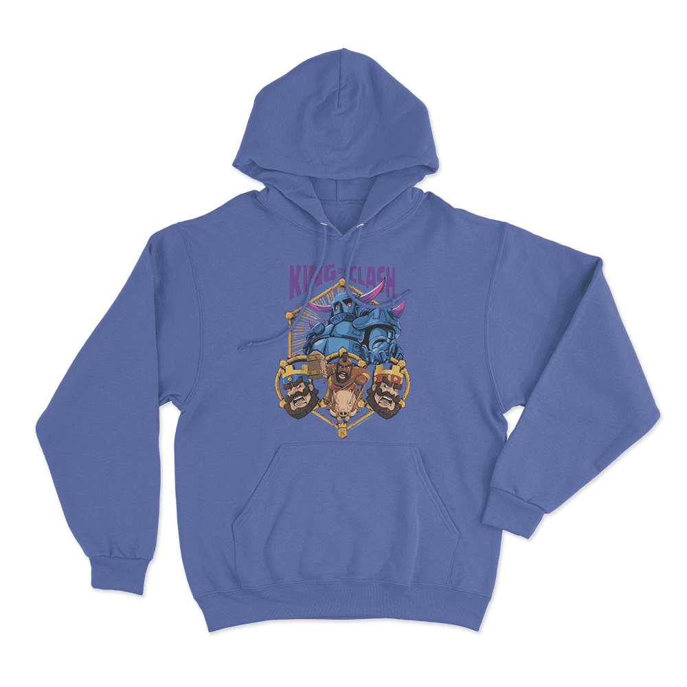 King of Clash Hoodie Blue King of Clash Hoodie Blue