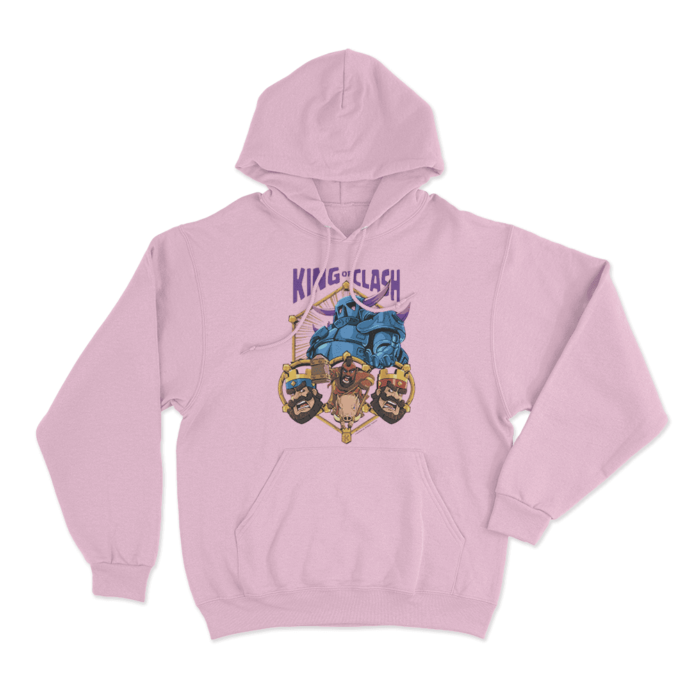 King of Clash Hoodie Pink King of Clash Hoodie Pink