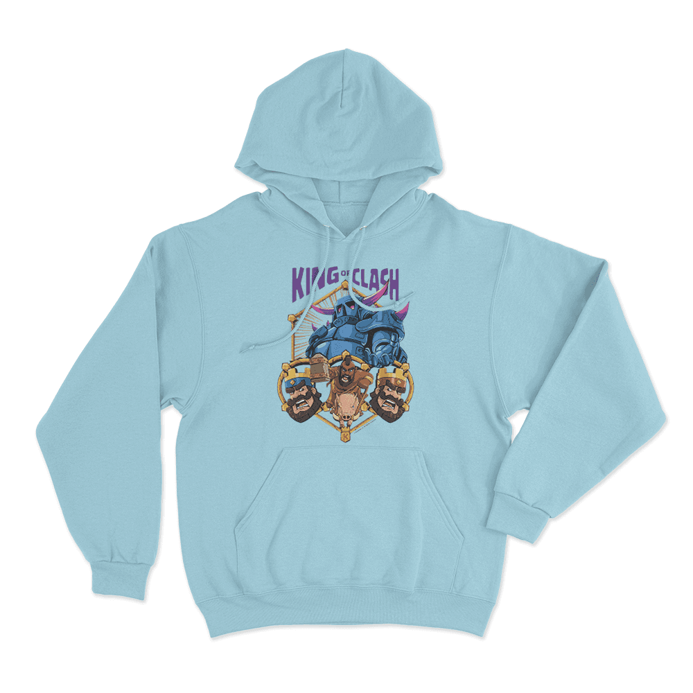 King of Clash Hoodie Sky Blue King of Clash Hoodie Sky Blue