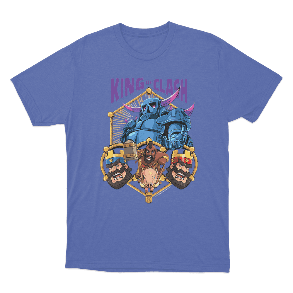 King of Clash T Shirt Blue King of Clash T Shirt Blue