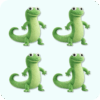 Lizard Plush 4PCS bg 1772794398